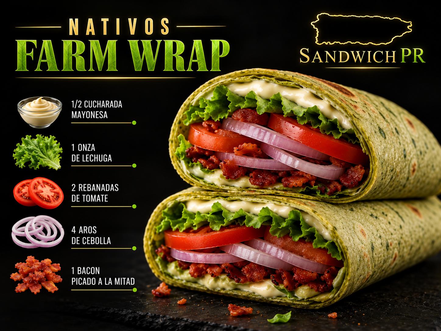Nativos Farm Wrap — Sandwich PR